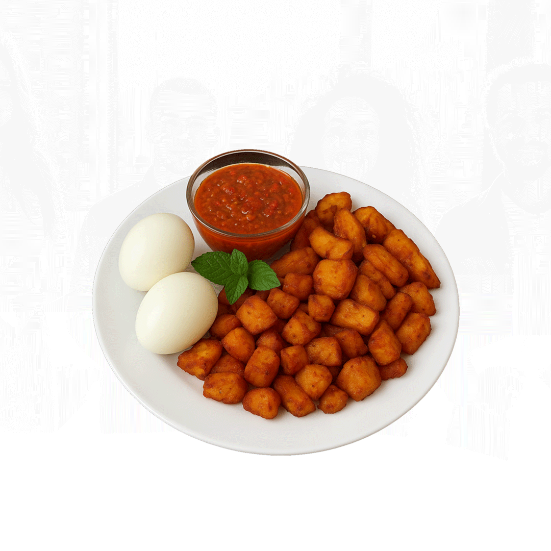 alloco + oeufs