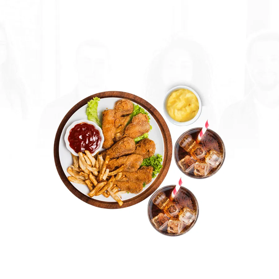 un menu yap chiken pane 8pc